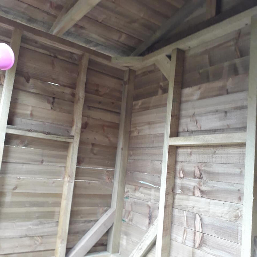 Inside the playhouse