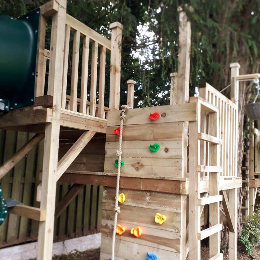 Climbing wall detail